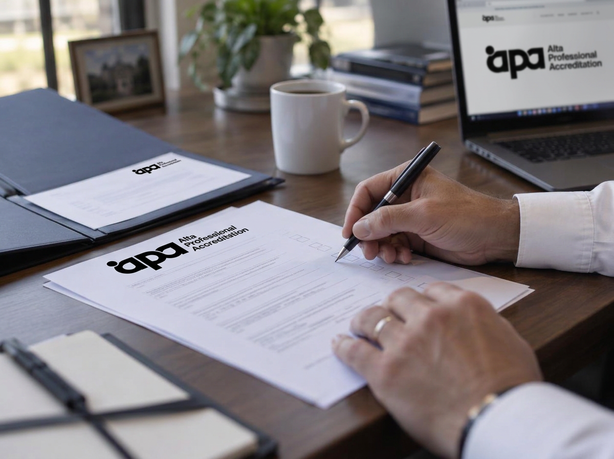 APA reviewer evaluating a training program
